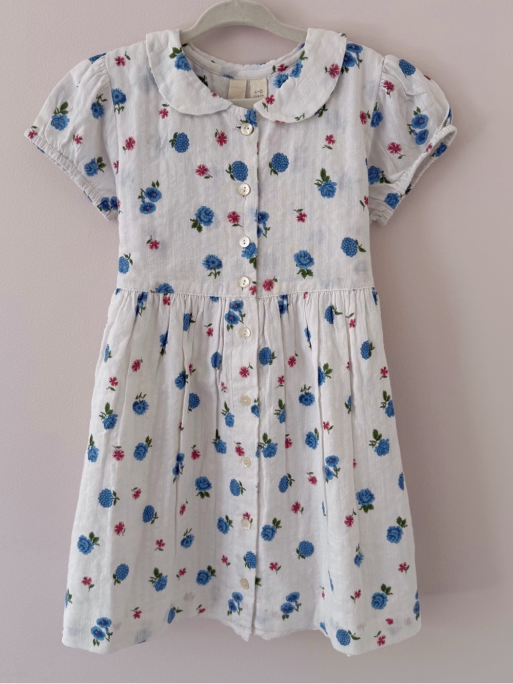 Little Cotton Clothes Audrey Dress in Seersucker Floral NWT